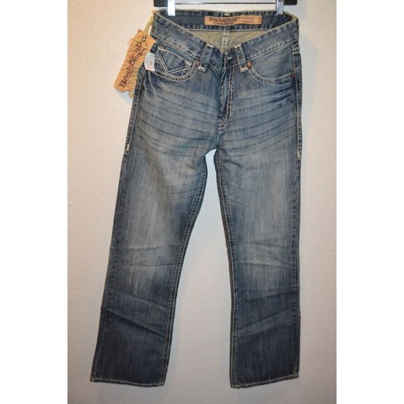 Rock & Roll Cowboy Jeans Mens Rock Roll Cowboy Jeans Medium Wash